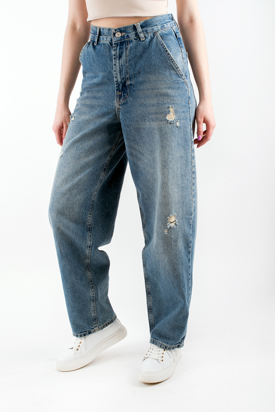 3097 Джинси скейтери блакитні