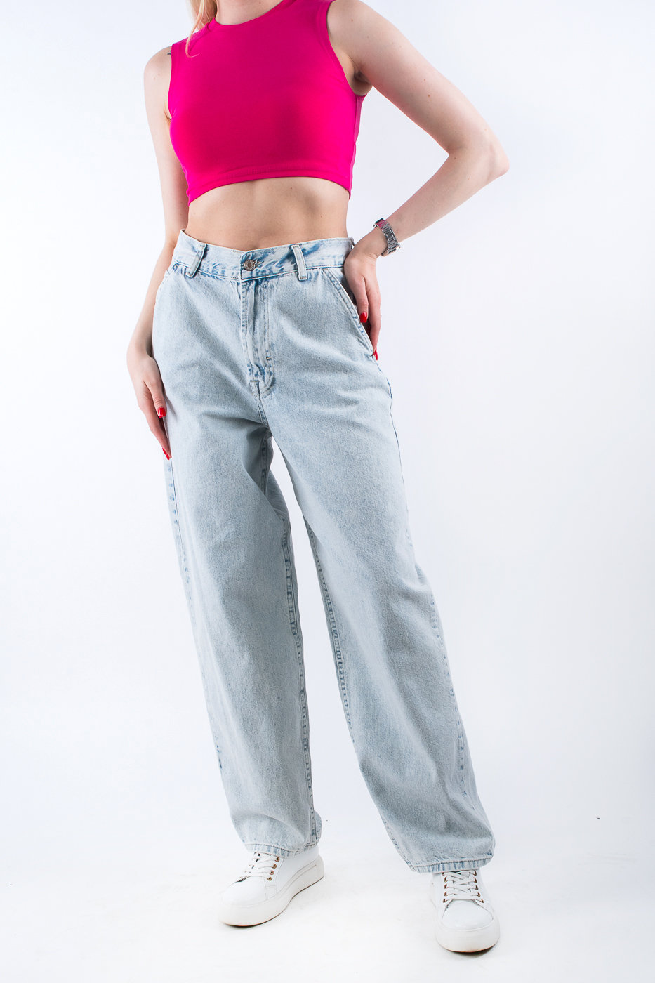 2952 Джинси скейтери світло-блакитні