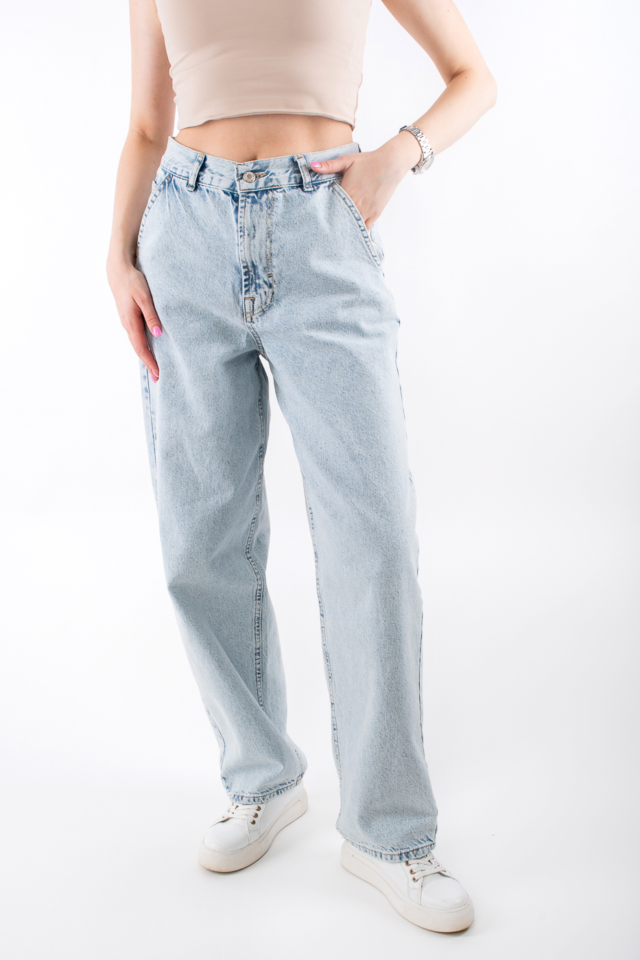 3097 Джинси скейтери світло-блакитні