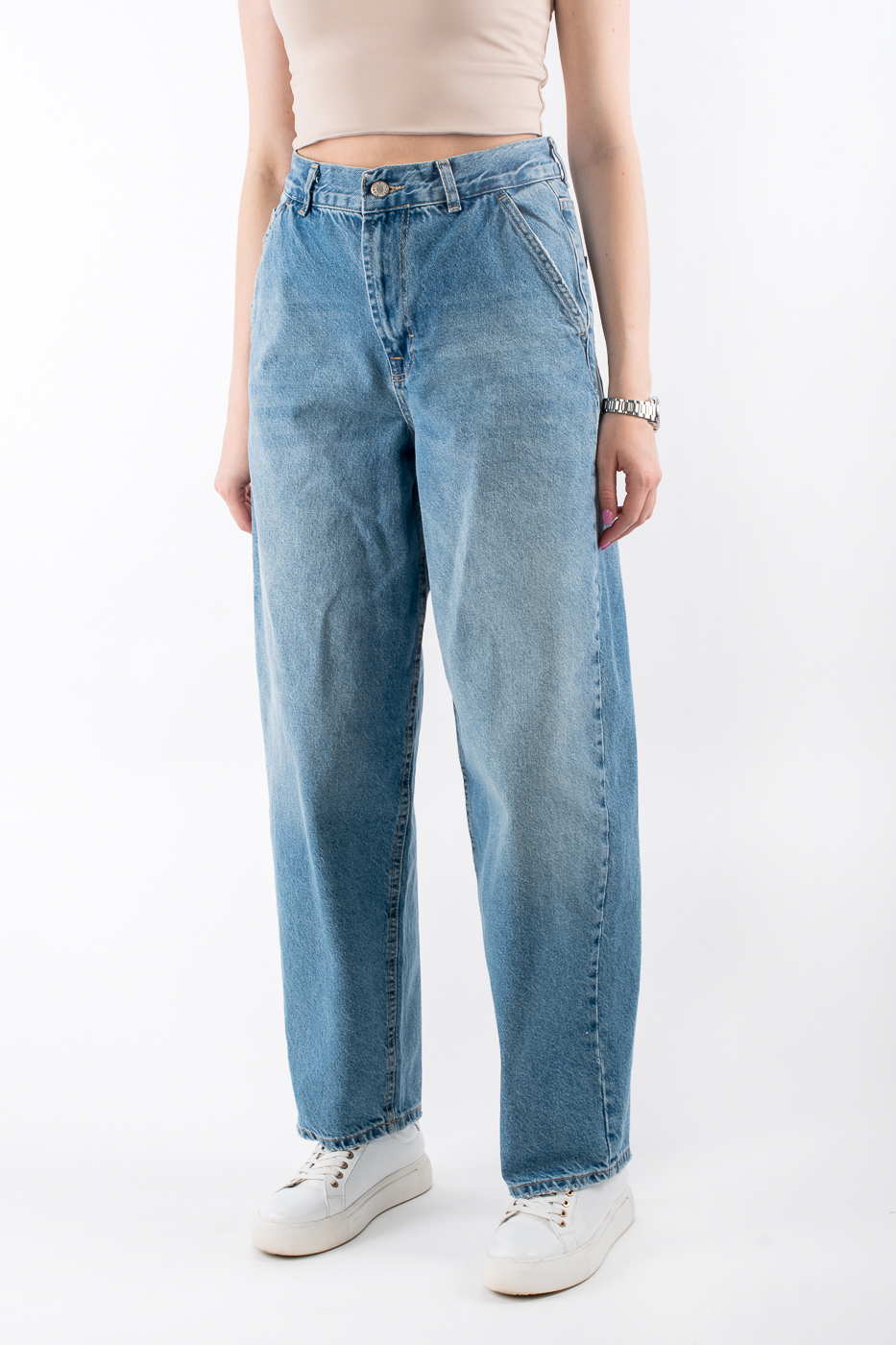 3097-FS4 Джинси скейтери блакитні