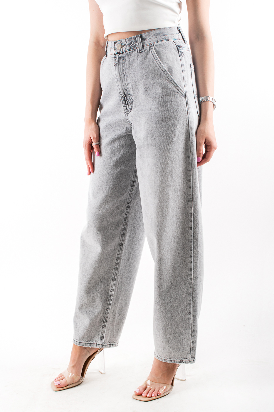 2952 Джинси скейтери світло-сірі