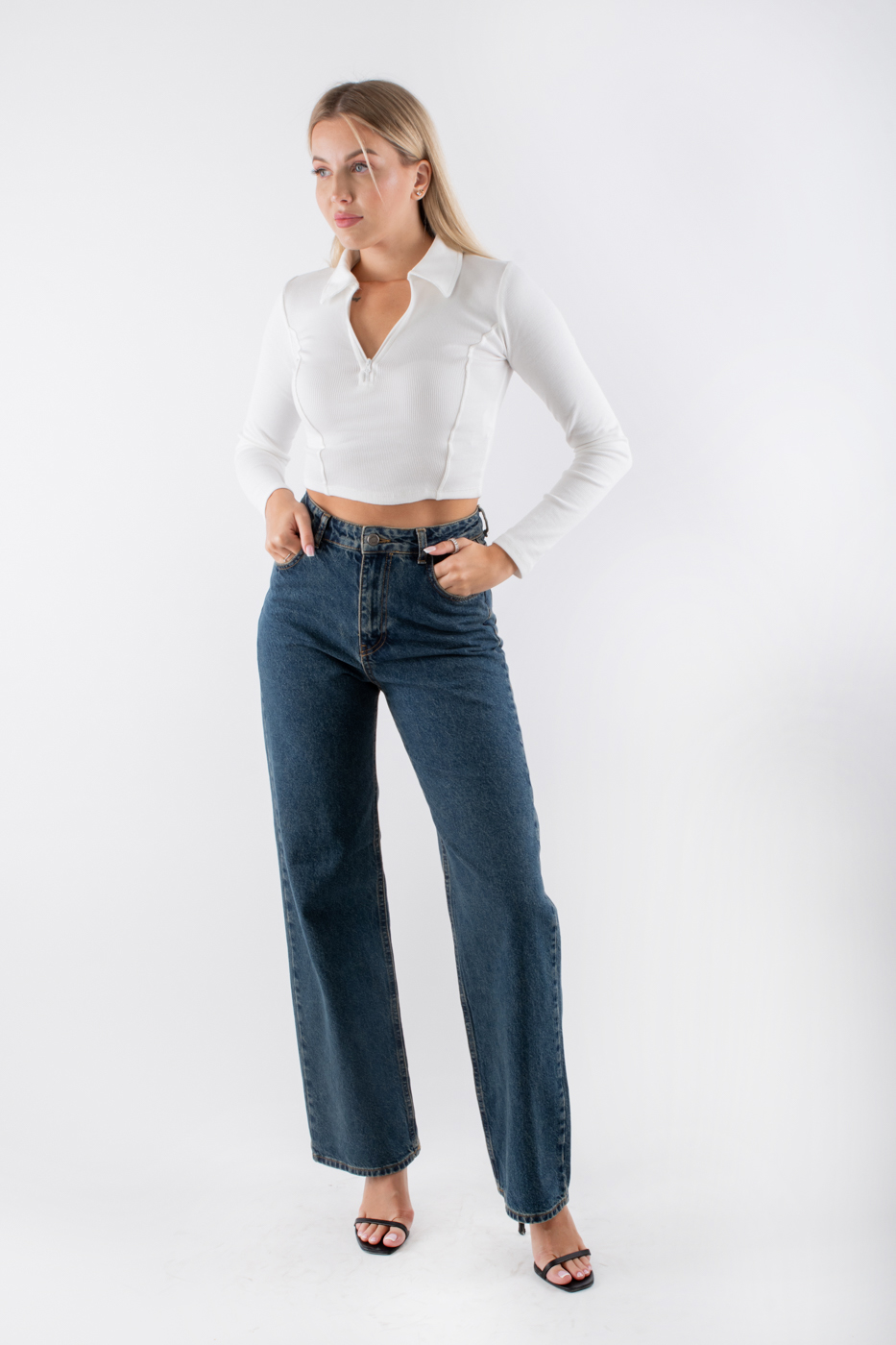 2478 Джинси прямі темно-сині