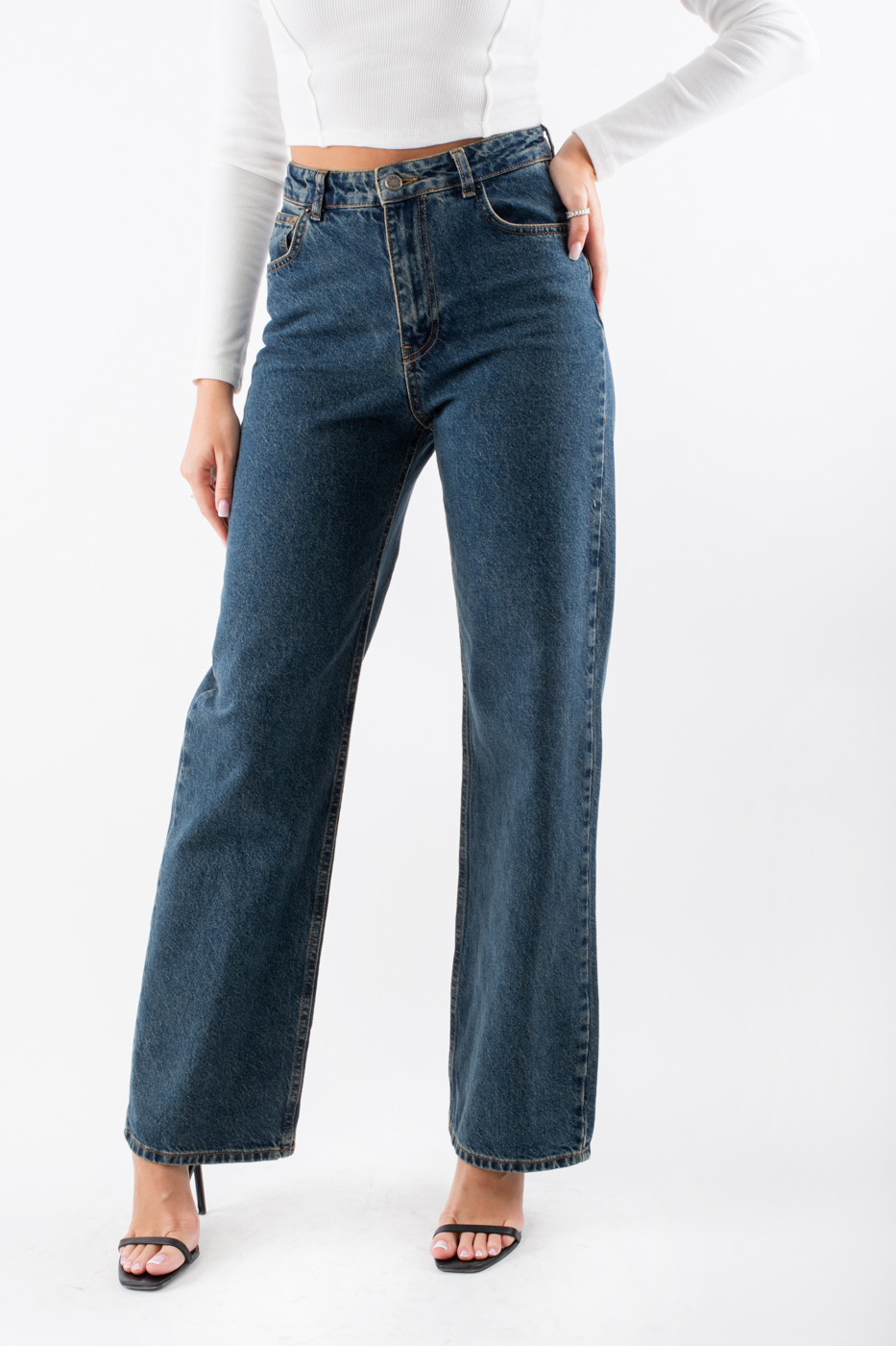 2478 Джинси прямі темно-сині