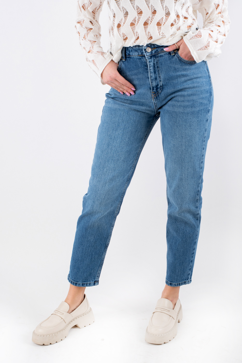 71786 Джинси МОМ сині