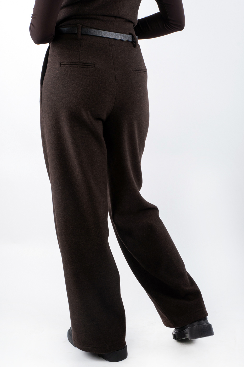 40351 Костюм теплий зі штанами та жилетом коричневий